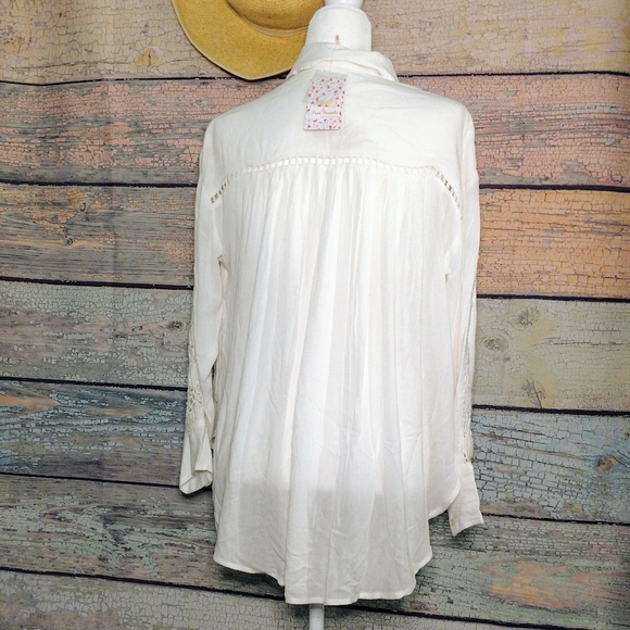 Free People Katie Bird blouse🌼 - Picture 5 of 6